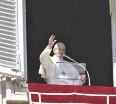 Paus Franciscus tijdens zijn angelustoespraak op zondag 17 februari 2019 © VaticanMedia