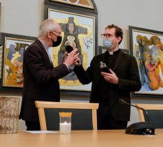 Kardinaal Jozef De Kesel gaf nadien een reactie aan het radioprogramma Vonkje Vrede. Je kan zijn reactie beluisteren op 18 december. © Laurens Vangeel