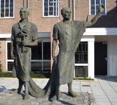 Petrus en Paulus © zr. Marie-José van der Lee (1912-2012), zuster Augustines van Sint-Monica