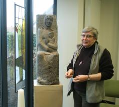 Zuster Hannah Geysens is abdis van de internationale Associatie van de Orde van Reguliere Kanunnikessen van het Heilig Graf © Marieke VanderSchaeghe