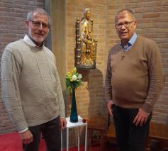 Emiel Clerckx (links) en Dirk Van Erps (rechts) worden op 4 december 2022 tot diaken gewijd © Tim Peeters