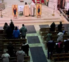 Oekraïens Grieks-Katholieke Kerstviering voorgegaan door priester Mykola Paliuh © Pastorale zone Leuven aan de Dijle