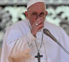 Paus Franciscus tijdens de algemene audiëntie © Vatican Media