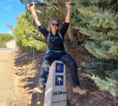 Anneleen De Beule vatte op 6 september de camino aan. © Anneleen De Beule