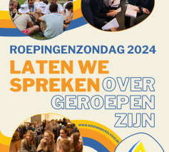 Affiche geroepen worden © Roepingenpastoraal Vlaanderen 