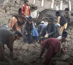 Bij de aardbeving vielen meer dan 1.000 doden © UNHCR