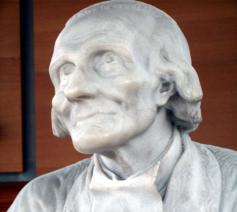 Een beeld van Jean-Marie Vianney uit 1867, enkele jaren na zijn dood. © Wikipedia / Andreas König 