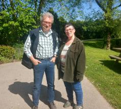 Bart Soens en Nele Valcke © dienst zorgpastoraat bisdom Brugge