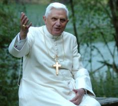 De emeritus paus Benedictus XVI © Vatican Media