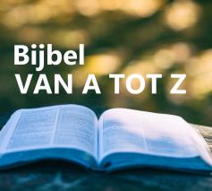 Bijbel van A tot Z © ©Unsplash_Aaron Burden