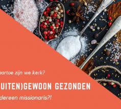 (Buiten)gewoon gezonden. Iedereen missionaris?! 