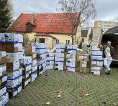 Caritas Slovakije is al volop bezig met het verzamelen van kerspakketten voor Oekraïense kinderen © Caritas Slovakije