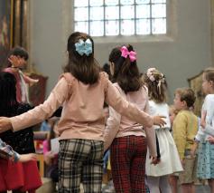 Hoogfeest Heilige Drie-eenheid met speciale aandacht voor de kinderen die hun eerste communie hadden gedaan © Pastorale zone Leuven aan de Dijle