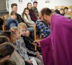 Gezinsviering op Gaudete-zondag 2025 in Leuven Noord © Pastorale zone Leuven aan de Dijle