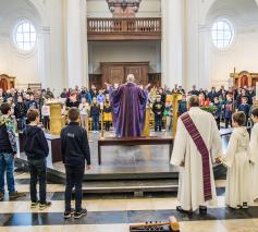 Eucharistie in Vlierbeek © Luk Vanmaercke