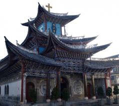 Een katholieke kerk in Dali (China) © Vatican Media
