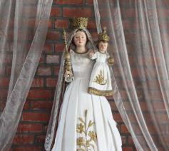 Het beeld van Maria in de Spoelekerk. © HVDS