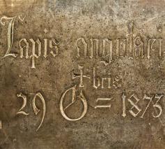 Eerste steenlegging Sint-Egidiuskerk © Close Up Els Buys