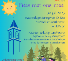 Fiets na de Taborviering © PE Tabor Peer