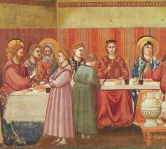 Giotto, Bruiloft te Kana. © Wikimedia Commons
