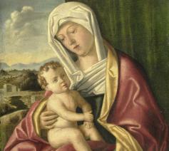 Maria met kind door Giovanni Bellini 