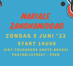 Mariale zangnamiddag in Grote-Brogel 