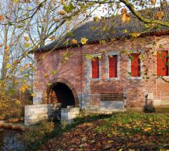 De watermolen van de Herkenrodeabdij in Hasselt zoekt een voltijdse molenaar. © Paul Hermans - WikiCommons CC BY-SA 3.0