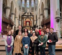Na de viering van de uitverkiezing in de Sint-Romboutskathedraal te Mechelen op 18 februari 2024 © Pastorale zone Leuven aan de Dijle