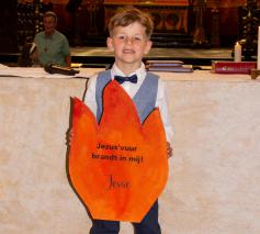 Eerste communie Jesse © H.Claraparochie