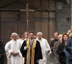 Intredeprocessie. Christus zelf roept ons bijeen. © Sint-Baafskathedraal, Gent