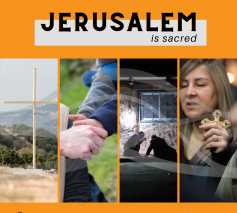 'Jerusalem is sacred' - campagnebeeld van WCC en EAPPI © WCC