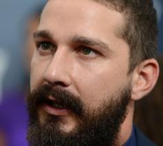 Shia LaBeouf tijdens de opnamen van de oorlogsfilm Fury © Wikipedia