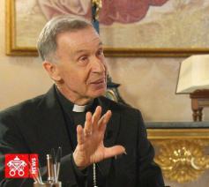 Aartsbisschop Lederia, voorzitter van de theologische commissie © Vatican Media