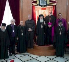 De patriarchen en kerkleiders van Jeruzalem © LPJ