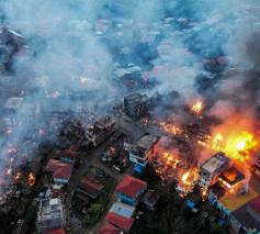 Bij de strijd tussen het leger en rebellen in Myanmar wordt niemand ontzien © Vatican Media