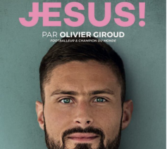 Olivier Giroud op de c over van het glossy Jesus © Jesus