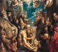 Het schilderij van Rubens hangt nog steeds op de originele plaats.  © Sint-Pauluskerk/museumnacht.be