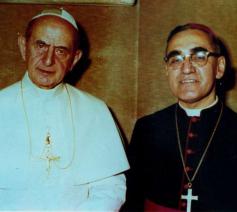 Paus Paulus VI en Oscar Romero © Vatican Media