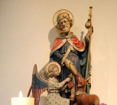 Sint-Rochus in de Sint-Amanduskerk © D.Decuypere