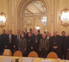 De deelnemers aan het interreligieuze ontbijt dat Sant'Egidio woensdag 1 februari 2023 in Brussel organiseerde © Sant'Egidio
