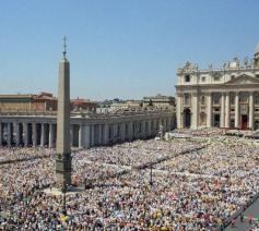 Het Sint-Pietersplein in Rome © Vatican Media