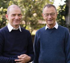 Broeder Alois en zijn opvolger Broeder Matthew © Marija Poklukar/Gemeenschap van Taizé