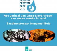 Tegel zandkunst © Mariale Feesten Peer vzw
