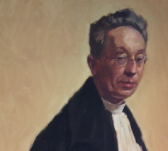Portret van Titus Brandsma als rector magnificus © RR