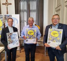 Deken Ali Cornelissis, burgemeester Steven Vandeput en voorzitter Luc Smeets © Bisdom Hasselt