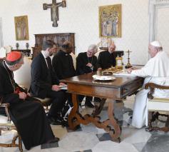 Ook de oecumeneverantwoordelijke kardinaal Kurt Koch nam aan de gesprekken deel © Vatican Media