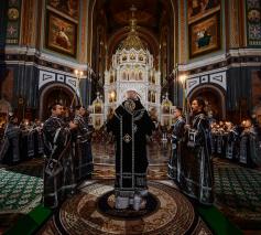 De viering van Witte Donderdag in de kathedraal van Moskou © Patriarchaat van Moskou