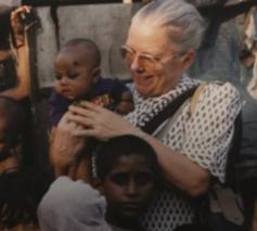 Zuster Jeanne Devos in India © KULeuven, Fonds Zuster Jeanne Devos