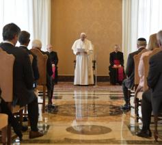 Paus Franciscus ontmoet een delegatie van het Amerikaans-Joods Comité © Vatican Media