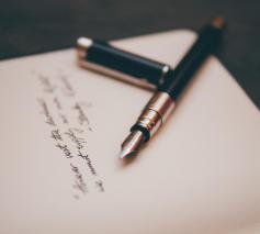 brieven schrijven © unsplash